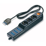 Presa Multipla 2P+T 16A (S17) Nera con 3 Prese 2P+T 16A (P17/11) e 3 Prese 2P+T 16A (P30) – Alta Qualità Professionale | Polypool Stokkisti In Brescia