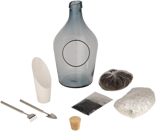 Esschert Design Terrario Aperto in Vetro – Vaso Decorativo per Composizioni Secche (Capacità 5 Litri) Esschert Design