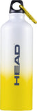 Borraccia in Alluminio HEAD® con Moschettone - 750 ml Giallo