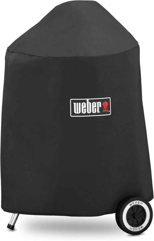 WEBER Custodia Premium (Art. 7141) – Telo Protettivo in Tessuto Traspirante Ø 47 cm per Barbecue a Carbone Kettle Weber