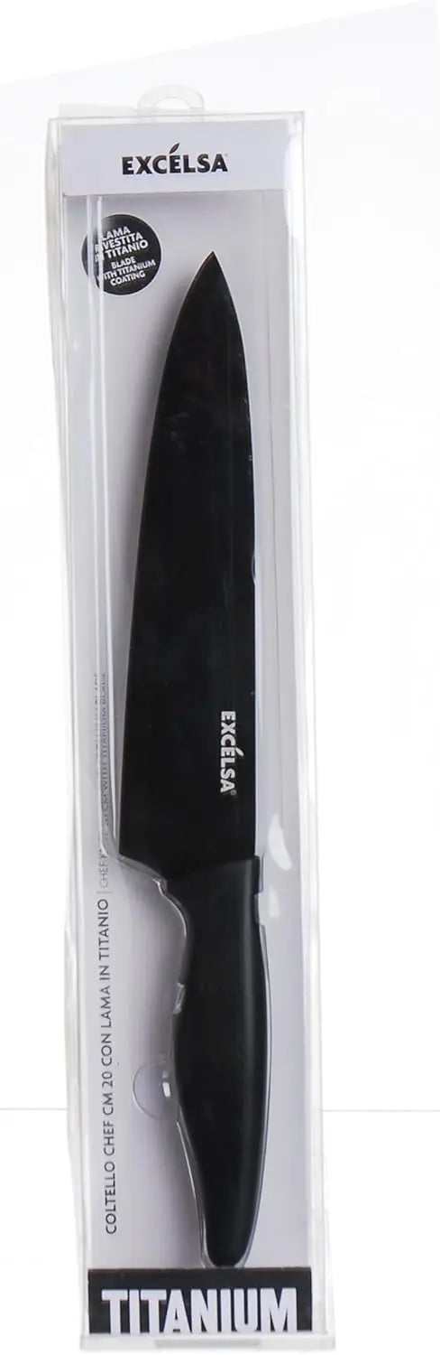 Coltello Arr. Titanium 20 cm – Lama in Titanio Resistente e Versatile | Excelsa EXCELSA