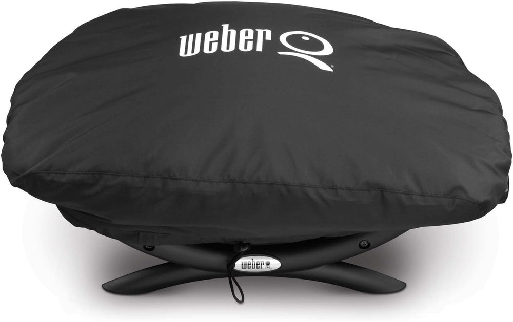 WEBER Cappuccio di Copertura Premium (Art. 6550) – Telo Protettivo Impermeabile per Barbecue Serie Q 100/1000 Weber
