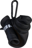 Borraccia Pieghevole in Silicone HEAD® con Moschettone - 500 ml Nero