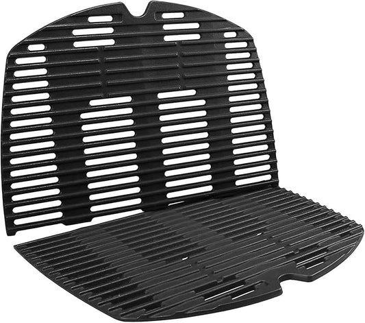 WEBER (Ricambio Compatibile) Set Griglie di Cottura in Ghisa (63.5 x 45.2 cm) – Ricambio Sostitutivo per Barbecue a Gas Serie Q 300, Q 3000 e Simili Weber