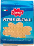 Panno per Vetri e Cristalli – Set 2 Pezzi per Pulire, Asciugare e Lucidare