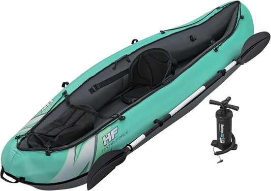 Hydroforce Ventura - Set Kayak Gonfiabile 330x86 cm con Pompa, Pagaia e Borsa