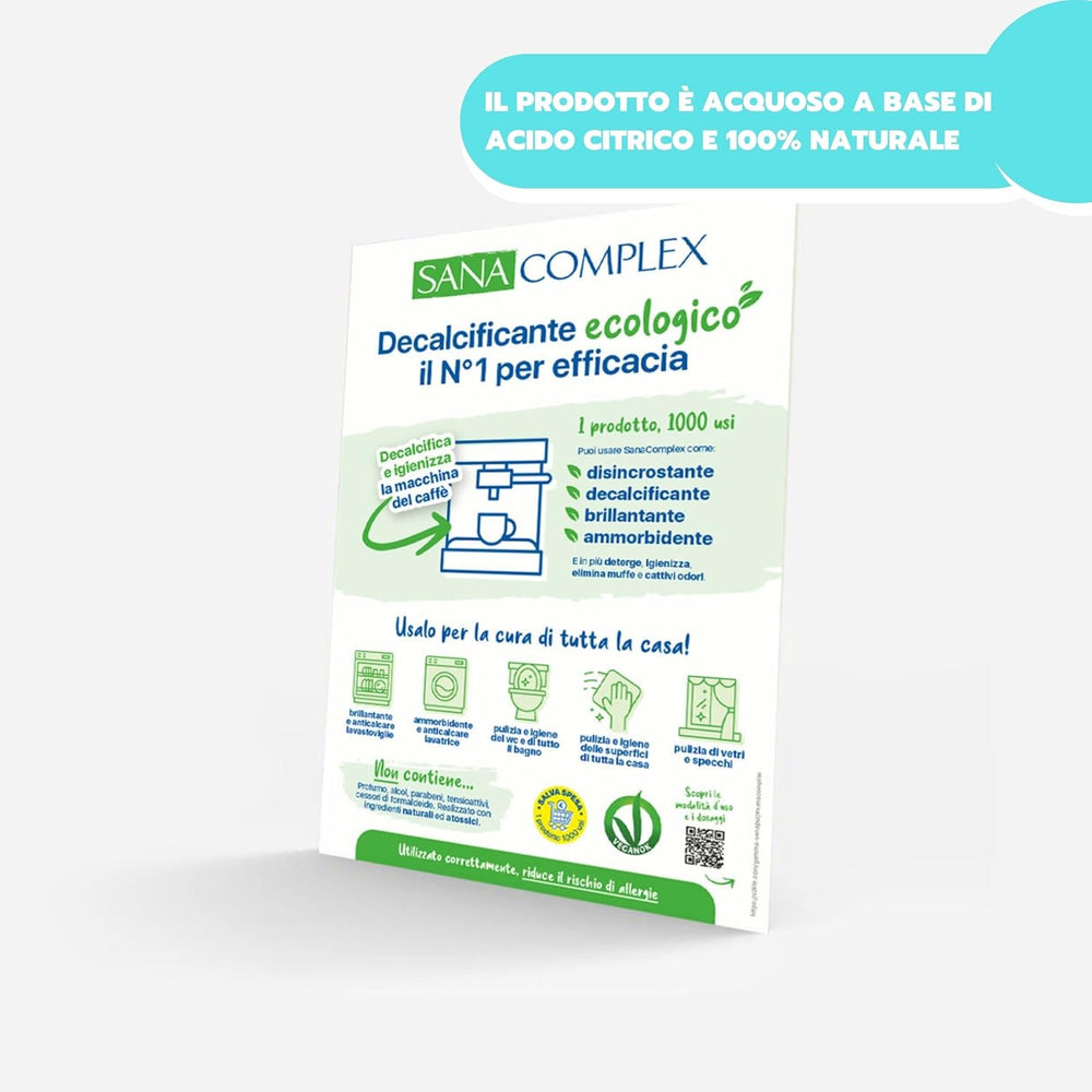 ARDES ARMSACOM1L Decalcificante SANACOMPLEX Naturale - 1 L Ardes