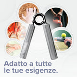 BILDER Hand Grip Pinza Rinforza Mani e Avambracci in Metallo (14 x 10 x 2 cm)