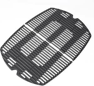 WEBER (Ricambio Compatibile) Set Griglie di Cottura in Ghisa (63.5 x 45.2 cm) – Ricambio Sostitutivo per Barbecue a Gas Serie Q 300, Q 3000 e Simili Weber
