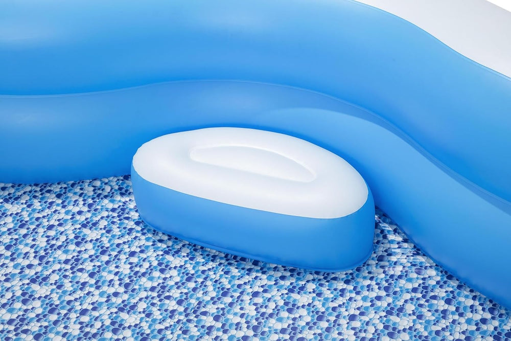 Bestway Piscina Famigliare Splashview 270 x 198 x 51 cm – Con Sedili Integrati e Portabicchieri Bestway