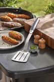 WEBER Paletta Giracarne Premium (46 cm) – Spatola Angolata in Acciaio Inox con Manico Ergonomico Antiscivolo (Art. 6620) Weber
