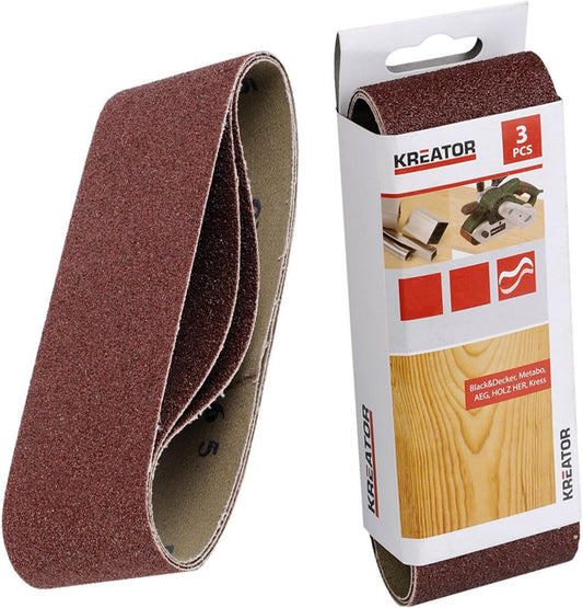 Set 3 Nastri Abrasivi 620x100 mm Grana 40