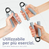 BILDER Hand Grip Pinza Rinforza Mani e Avambracci in Metallo (14 x 10 x 2 cm)