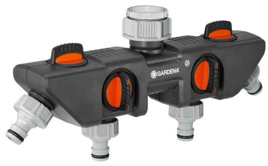Distributore a 4 vie GARDENA 33,3 mm (G 1") e 26,5 mm (G 3/4") - Art. 8194-20 Gardena