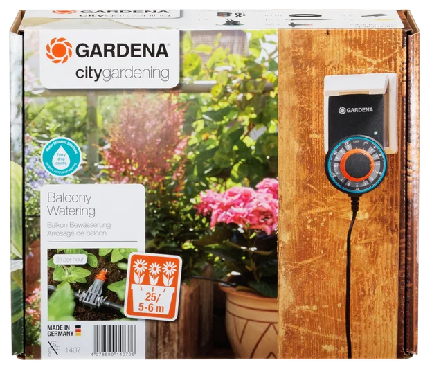 Set Irrigazione Automatica per Balconi GARDENA - Art. 1407-20 Gardena