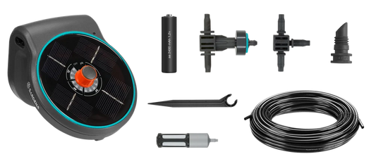 GARDENA AquaBloom: Set di Irrigazione Solare per Balconi e Terrazzi - Art. 13300-20 Gardena