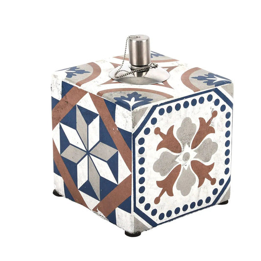 Esschert Design Lanterna/Lampada ad Olio Quadrata – Stile "Fant Portoghese" per Decorazione Esterna e Atmosfera (Portoghese) Esschert Design