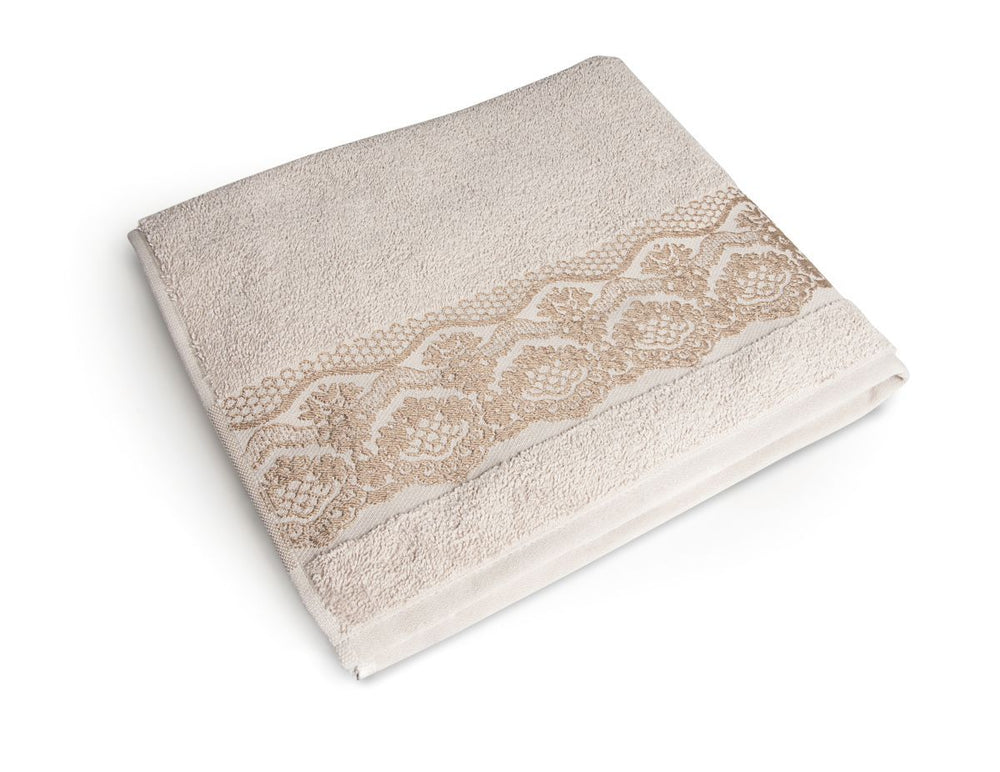 Telo Doccia Spa 100x150 cm – Cotone Morbido, Colore Ecru | Excelsa EXCELSA