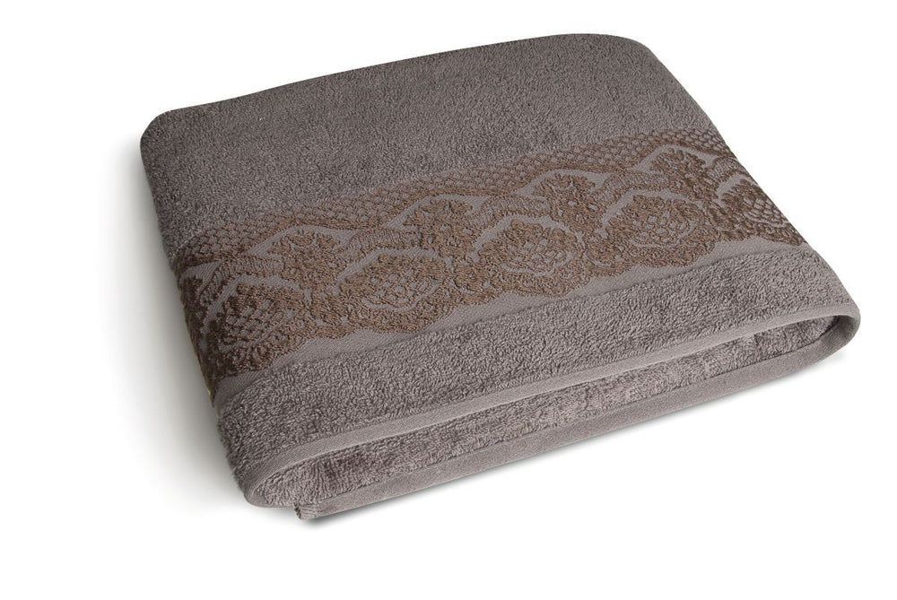 Telo Doccia 100x150 cm – 100% Cotone, Grigio | Excelsa EXCELSA