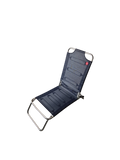 Fiam JOLLY Lettino Alluminio e Blu Navy