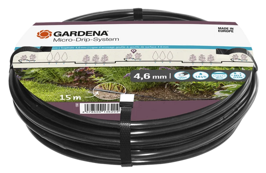 Tubo Gocciolante da 4,6 mm (3/16") GARDENA - Art. 1362-20 (15 m) Gardena