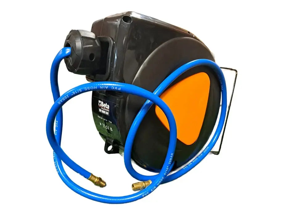 Avvolgitubo Automatico Beta Tools BW1900S Aria 8x12 mm – Lunghezza 9+1 m per Utensili Pneumatici | Beta Tools Beta