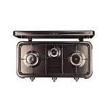 Fornello a Gas Odino 3 – 3 Fuochi GPL, Colore Nero, Potente e Pratico | Ardes Ardes