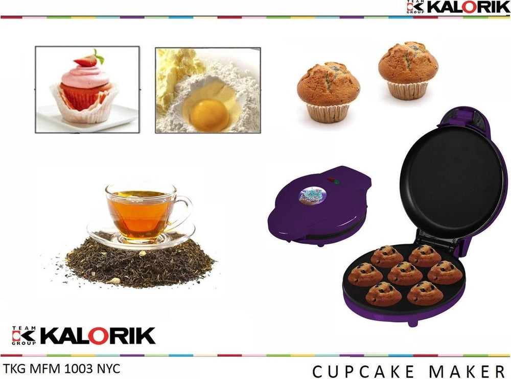 Macchina per Muffin Kalorik TKG MFM 1003 NYC – Serie New York Classics, Piastra Antiaderente | Kalorik Kalorik