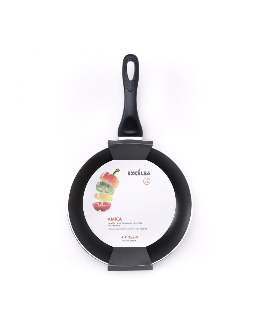 Padella Antiaderente 26 cm Amica – Cucina Uniforme e Antiaderenza di Qualità | Excelsa EXCELSA