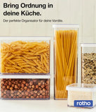 Rotho Loft - Set di 5 Contenitori (2x1,5l + 2x0,5l + 1x2,1l) - Stokkisti In Brescia