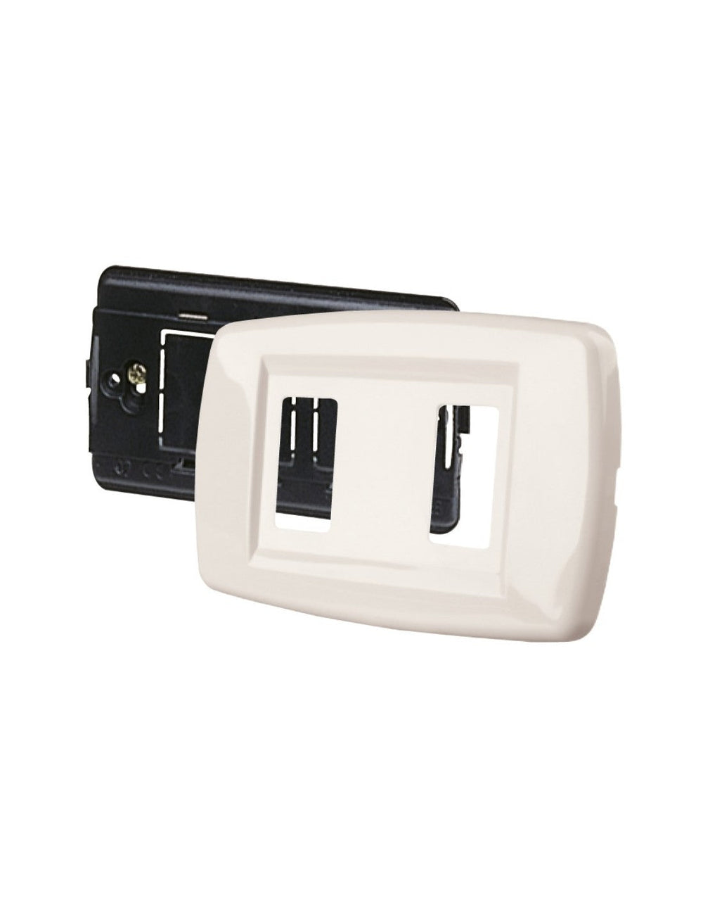 Placca PolyPool in Tecnopolimero a 2 Posti – Bianca con Supporto Incluso Polypool