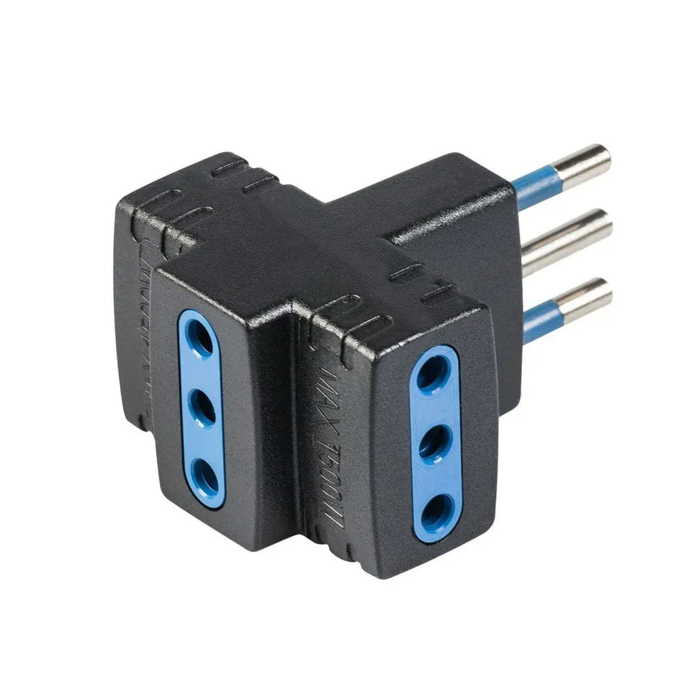 Adattatore Triplo PolyPool 10 A – "Spina Piccola" – Nero Polypool