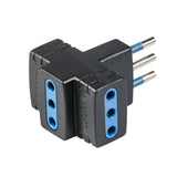 Adattatore Triplo PolyPool 10 A – "Spina Piccola" – Nero Polypool