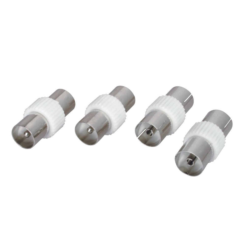 Set 4 Adattatori di Giunzione PolyPool TV – Argento Polypool