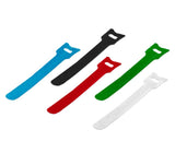 Fascette Autoaggrappanti in Velcro 12×125 mm – Set da 5 Multicolore per Cavi | POLYPOOL Polypool