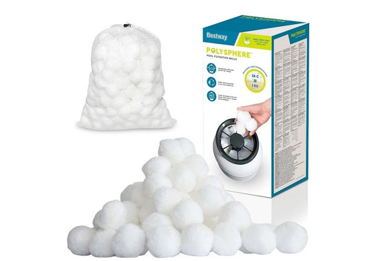 Bestway Flowclear™ Polysphere - Sfere Filtranti per Pompa a Sabbia, 0,5 kg (Misura 500 g)