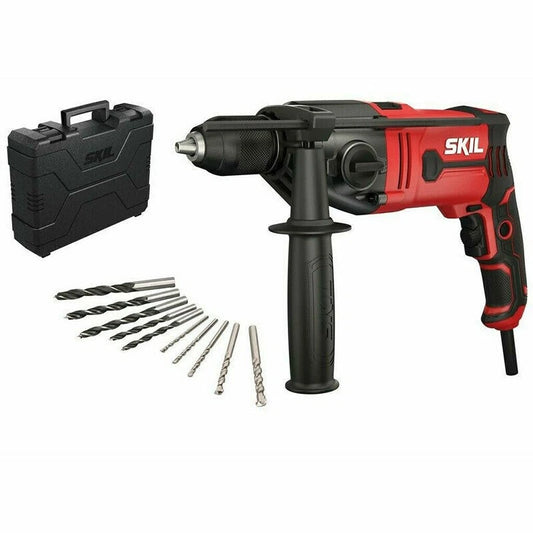 SKIL 6745 GA Trapano a Percussione 1050W - 2 Velocità con Valigetta e 10 Punte