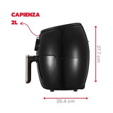 Friggitrice ad Aria Calda 2 Litri con Display Digitale e Timer 60 Minuti – Cottura Sana e Rapida | Ardes Ardes