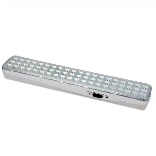 Avidsen Lampada Anti Blackout a 60 LED SMD con Batteria al Litio - 103662 (24 x 6 x 4 cm)