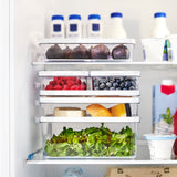 Set 3 Organizzatori Frigo cauma Rotho (2 x 1,2 l + 1 x 2,6 l) - Stokkisti In Brescia