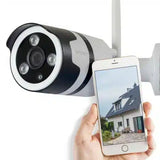 Avidsen Telecamera di Sorveglianza per Esterni IP WiFi 720P Protect Home - 123981 (18 x 8 x 8 cm)
