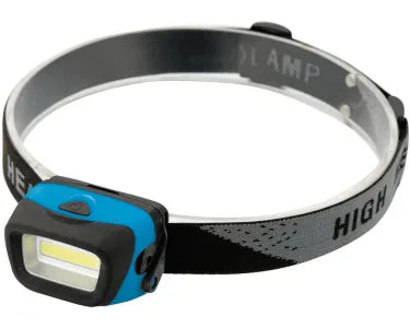 Torcia da Testa frontalino COB LED con Fascia Elastica (Lampada Frontale) Avidsen