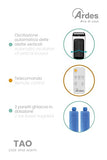 Ardes ARCF02 Circolatore Raffrescatore e Riscaldante TAO con Telecomando, Comandi Touch e Display [Classe di efficienza energetica A+]