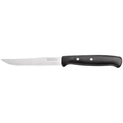 Coltelli bistecca Kaimano 1023378 Premium Lama denti fini lama11.5cm/lungh.22.5cm Nero 3pz Kaimano
