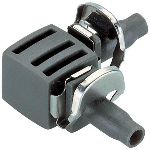 GARDENA Raccordo ad L 4,6 mm (3/16") Micro-Drip-System - 8381-29