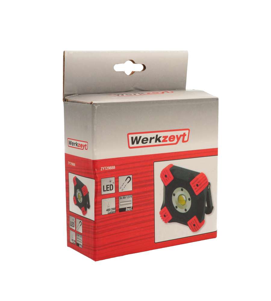 Lampada LED COB con Staffa Magnetica Regolabile - 001093371 Werkzeyt