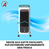 Ardes ARCF02 Circolatore Raffrescatore e Riscaldante TAO con Telecomando, Comandi Touch e Display [Classe di efficienza energetica A+]