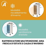 Ardes ARCF02 Circolatore Raffrescatore e Riscaldante TAO con Telecomando, Comandi Touch e Display [Classe di efficienza energetica A+]