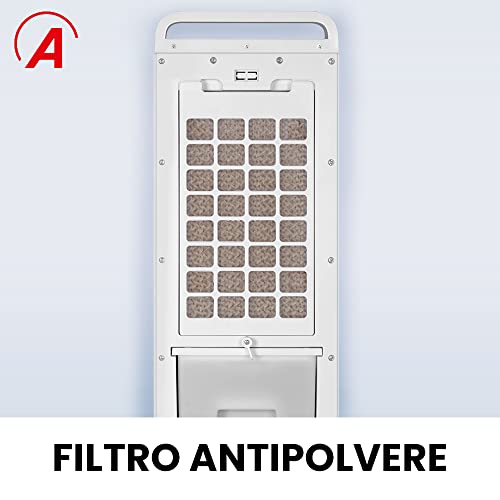 Ardes ARCF02 Circolatore Raffrescatore e Riscaldante TAO con Telecomando, Comandi Touch e Display [Classe di efficienza energetica A+]