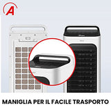 Ardes ARCF02 Circolatore Raffrescatore e Riscaldante TAO con Telecomando, Comandi Touch e Display [Classe di efficienza energetica A+]